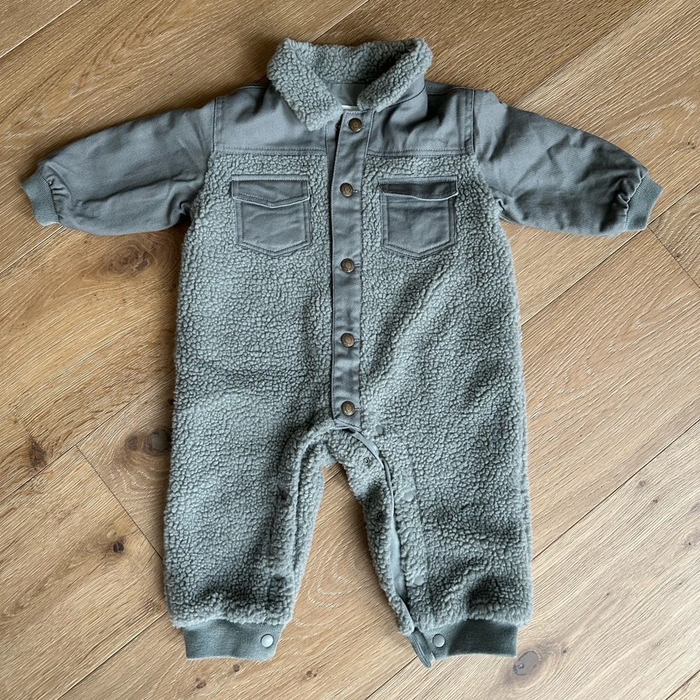 Rylee + Cru Soft Gray Baby Outerwear